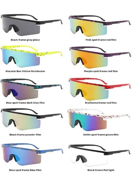 No.10 Tarzı UV400 Güneş Gözlüğü Moda Güneşlik Rüzgar Geçirmez Polarize Doğa Sporları Binme Gözlükleri Kaplamalı Seyahat Unisex (Yurt Dışından) fiyatları