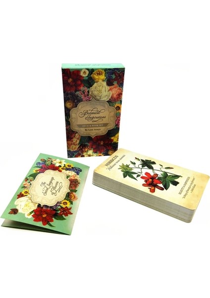 Cadılar Bayramı Tarzı Botanik Ilham Oracle Kartları Tam Englards Güverte Tarot Kehanet Aile Partisi Masa Oyunu (Yurt Dışından) modelleri