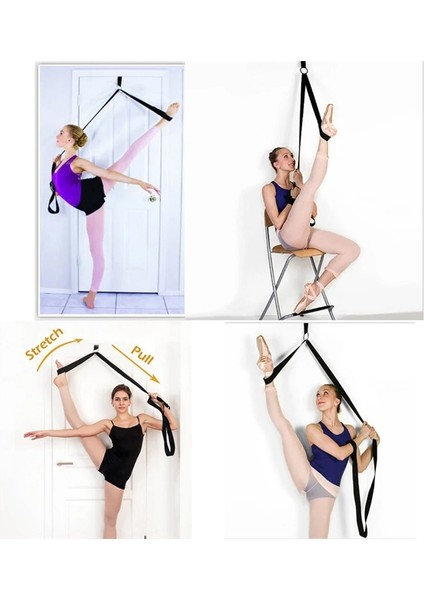 BZLD01 R Stili Kapı Esnekliği Germe Bacaklar Sedye Kayışı Bale Tezahürat Dans Jimnastik Eğitmeni Yoga Esneklik Bacaklar Streç Kemer (Yurt Dışından) modelleri