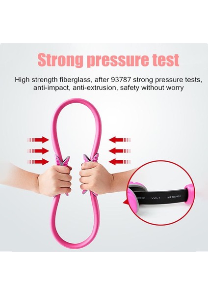 Yeşil Stil 38CM Yoga Fitness Pilates Yüzük Kadın Kızlar Daire Sihirli Çift Egzersiz Ev Spor Salonu Egzersiz Sporları k Vücut Direnci 5 Renk (Yurt Dışından) indirimleri