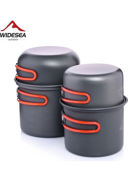 Küçük Tencere Seti 1 Stil Widesea Kamp Tencere Açık Pişirme Seti Sofra Turist Mutfak Kamp Pot Isı Değişim Ocak Seyahat Gereç Ekipmanları (Yurt Dışından) modelleri