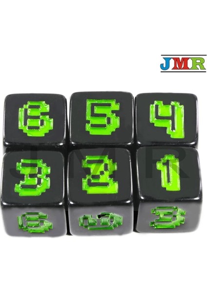 No.4 Tarzı 18MM Dijital D6 Zar Seti ve Poker Kart Oyunu Için Plastded Küpeğitim Kumar, Masa Oyunu (Yurt Dışından) fiyatları