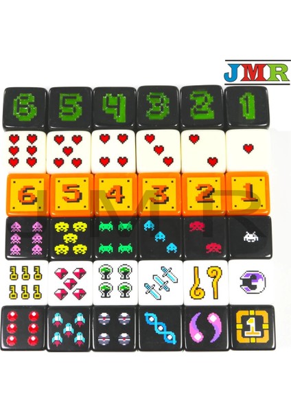 No.4 Tarzı 18MM Dijital D6 Zar Seti ve Poker Kart Oyunu Için Plastded Küpeğitim Kumar, Masa Oyunu (Yurt Dışından) modelleri