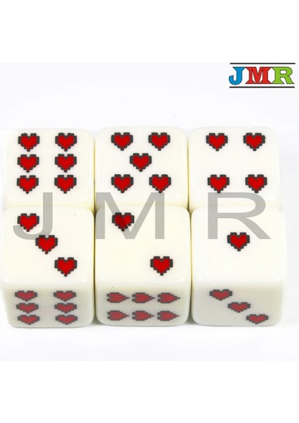 No.4 Tarzı 18MM Dijital D6 Zar Seti ve Poker Kart Oyunu Için Plastded Küpeğitim Kumar, Masa Oyunu (Yurt Dışından) fırsatları