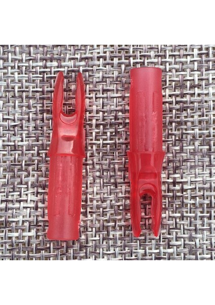 Şeffaf Kırmızı Stil Avcılık Tatar Yayı Okçuluk Kımlığı Ok Nocks Dahili Karbon Fiberglas Ok Mili Kımlığı Dıy Okçuluk Aksesuarı (Yurt Dışından)