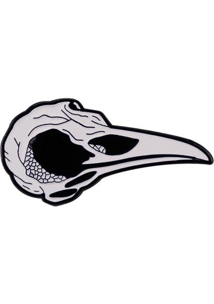 07 Hayvan Kafa Kafatasları Emaye Pin Tilki Kurt Karga Kedi Unicorn Geyik Kafatası Broş Iskelet Sanat Rozeti Dekorasyon Festivali Takı (Yurt Dışından)