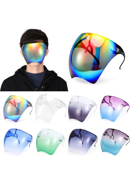 No.3 Tarzı 1 Adet Unisex Yüz Kalkanı Buğu Önleyici Gözlük Koruyucu Güneş Gözlüğü Visor Uv Tam Yüz Koruyucu Günlük Eğlence Gözlük (Yurt Dışından) fiyatları