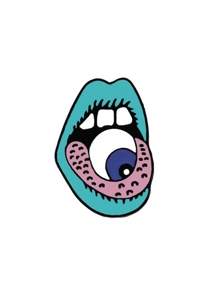Dudak Göz Punk Müzik Sevgilisi Dj Kafatası Emaye Pin Gitar Gotik Koyu Iskelet Broş Zor Zamanlar Mektup Yaka Iğneler Sırt Çantası Rozeti Takı Hediye (Yurt Dışından)