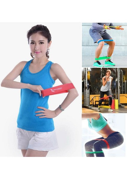 Kırmızı Stil Spor Salonu Fitness Ekipmanları Kuvvet Antrenmanı Lateks Elastik Bantlar Direnç Bantları Yoga Lastik Halkalar Spor Antrenman Ekipmanları (Yurt Dışından) modelleri