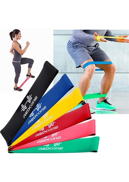 Kırmızı Stil Spor Salonu Fitness Ekipmanları Kuvvet Antrenmanı Lateks Elastik Bantlar Direnç Bantları Yoga Lastik Halkalar Spor Antrenman Ekipmanları (Yurt Dışından) fırsatları