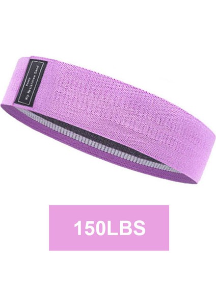 MOR--150LBS Stili Yeni Dayanıklı Kalça Daire Bandı Yoga Kaymaz Spor Salonu Fitness Lastik Bant Egzersiz Örgülü Elastik Bant Kalça Kaldırma Direnç Bandı (Yurt Dışından)