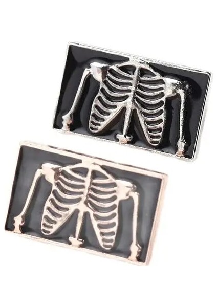 XZ477 1 Adet Yaratıcılık Iskelet Broş Organ Tıbbi Emaye Pin Takı Metal Rozet Pin Elbise Ceket Aksesuarları Doktorlar ve Hemşireler Için (Yurt Dışından) fiyatları