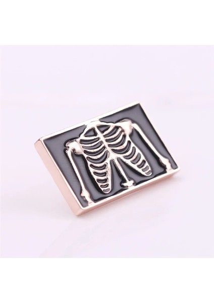 XZ477 1 Adet Yaratıcılık Iskelet Broş Organ Tıbbi Emaye Pin Takı Metal Rozet Pin Elbise Ceket Aksesuarları Doktorlar ve Hemşireler Için (Yurt Dışından) fırsatları