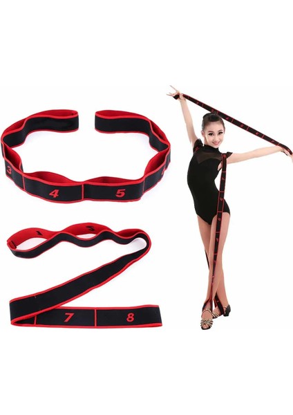 Kırmızı Stil Latin Dansı Elastik Streç Kemer Egzersiz Çekme Kayışı Yetişkinler Çocuklar Için Yoga Fitness Direnç Bandı Unisex Bale, Pilates, Jimnastik (Yurt Dışından) fiyatları