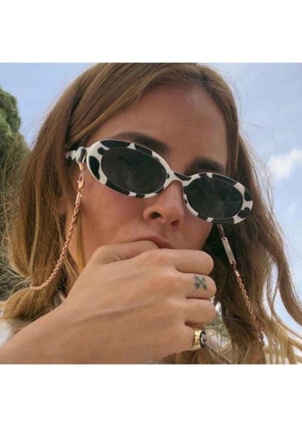 B-9 Stili Kadınlar Için Retro Güneş Gözlüğü Oval Polarize UV400 Vintage Gözlük Basit Moda Shades Dağcılık Balıkçılık Aksesuar (Yurt Dışından)