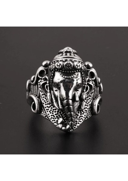 06 2023 Yeni Punk Kafatası Hannya Maske Yüzük Adam Kadın Için Vintage Hip Hop Grunge Gotik Iskelet Açık Takı Aksesuarları Dropshipping (Yurt Dışından)