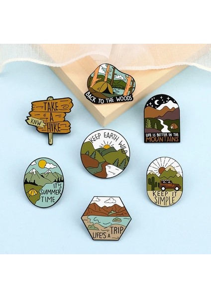 Yürüyüş Gezisi 3-8 Adet/takım Kalp Organ Emaye Pin Karikatür Diş Diş Fırçası Punk Iskelet Paten Kaz Broş Bekar Şapka Açık Yürüyüş Rozetleri (Yurt Dışından)