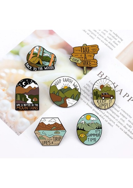 Yürüyüş Gezisi 3-8 Adet/takım Kalp Organ Emaye Pin Karikatür Diş Diş Fırçası Punk Iskelet Paten Kaz Broş Bekar Şapka Açık Yürüyüş Rozetleri (Yurt Dışından) fırsatları