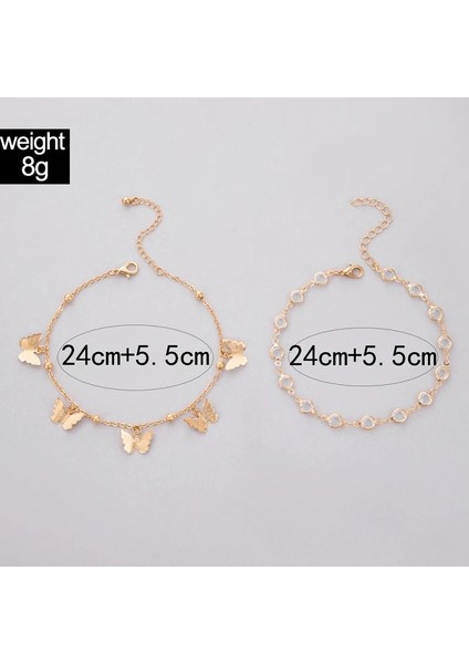 23141-GOLD Tocona 3 Adet/takım Renkli Rhinestone Püskül Halhal Kadınlar Için Altın Ağır Metal Kalın Ayak Zinciri Ayarlanabilir Takı 16591 (Yurt Dışından) modelleri