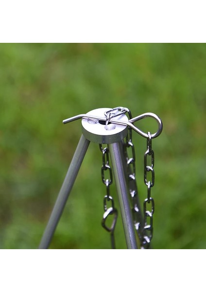 Yangın Için Widesea Kamp Tripod Asılı Pot Açık Kamp Ateşi Tencere Tencere Izgarası (Yurt Dışından) modelleri