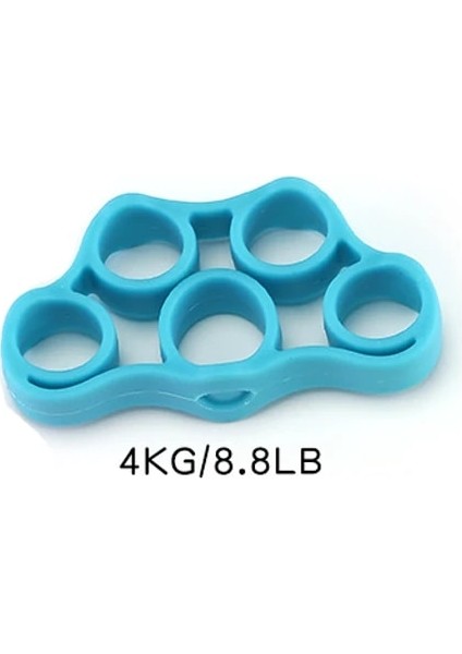 Mavi Stil 1 Adet Parmak Tutucu Gücü Parmak Gücü Eğitimi Direnç Bandı El Kavrama Bilek Esnek Gergi Halkası Egzersiz Aksesuarı (Yurt Dışından)