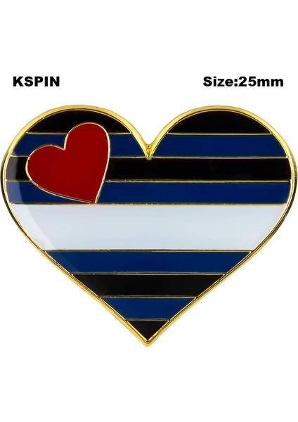 XY0760 Gökkuşağı Eşcinsel Ruj Öpücük Dudak Gurur Bayrağı Gurur Kalp Şeklinde Bayrak Yaka Pin Rozeti Pin Broş Simgeler XY0633 (Yurt Dışından) modelleri