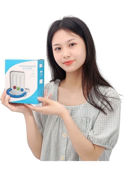 Sarı Stil 3 Top Solunum Egzersizi Akciğer Fonksiyon Geliştirme Eğitmeni Solunum Spirometrisi Nefes Ölçüm Sistemi (Yurt Dışından) modelleri