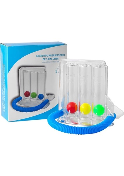 Sarı Stil 3 Top Solunum Egzersizi Akciğer Fonksiyon Geliştirme Eğitmeni Solunum Spirometrisi Nefes Ölçüm Sistemi (Yurt Dışından) fırsatları