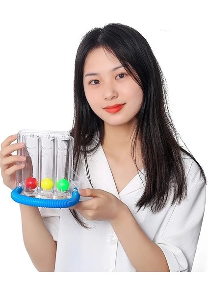 Sarı Stil 3 Top Solunum Egzersizi Akciğer Fonksiyon Geliştirme Eğitmeni Solunum Spirometrisi Nefes Ölçüm Sistemi (Yurt Dışından) indirimleri