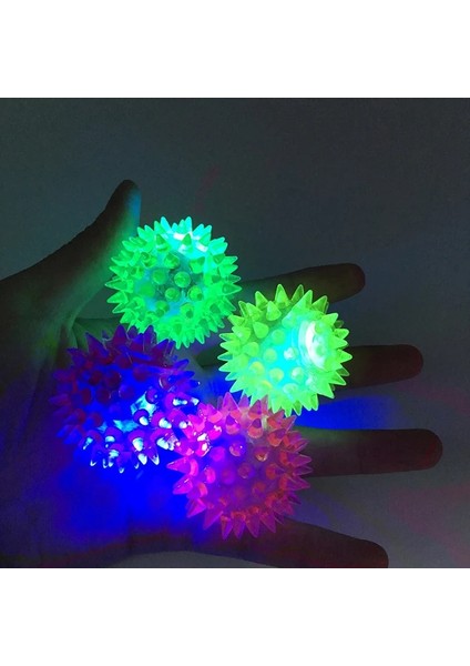 5mm--Flaş Tarzı Tam Vücut Dikenli Masaj Yumuşak Flaş Topu Fitness Spor Egzersiz Topu Için 5 cm Kirpi Duyusal Eğitim Topu Kavrama (Yurt Dışından)