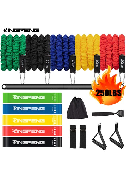 16 Parça Erkek Plus Takım Tarzı Direnç Bandı Seti 150 Lbs Egzersiz Bandece Spor Takım Elbise, Ev Açık Hava Egzersizleri Için Ağır Hizmet Koruyucu Naylon Kumaş ile (Yurt Dışından) fiyatları