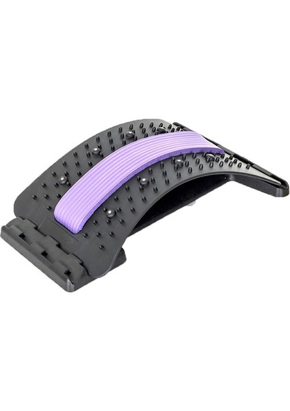 Stil 2 Mor Stil Multi-Level Adjustable Back Massager Stretcher Lumbar Spine Support Corrector Neck Stretch Tools Massage Relaxation (Yurt Dışından)