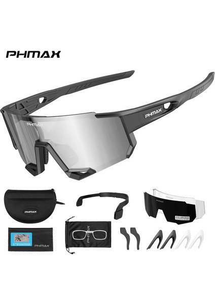 P-YJ-PXS09-3 Stili P-YJ-PXS01-3 Phmax Bisiklet Gözlükleri Polarize UV400 Dağ Yolu Bisiklet Gözlükleri Açık Spor Bisiklet Gözlükleri Için (Yurt Dışından)