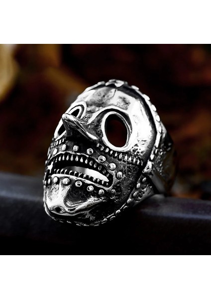 Stil B 7 Gotik Vintage Kafatası Maskesi Yüzük Erkekler Erkekler Için Benzersiz Hip Hop Paslanmaz Çelik Iskelet Yüzükler Biker Muska Takı Hediye Dropshipping (Yurt Dışından) fırsatları