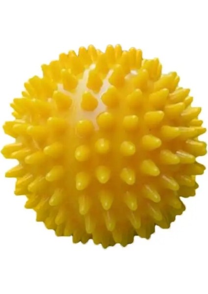 Sarı Stil Yoga Stüdyosu Spikey Masaj Spor Salonu Topları Dikenli Yoga Refleksoloji 9 cm Eğitim Topu Kavrama Taşınabilir Fizyoterapi Topu (Yurt Dışından)