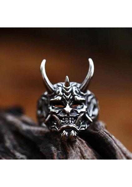 Stil A 11 Benzersiz Vintage Paslanmaz Çelik Maske Kafatası Yüzükler Erkekler Için Gotik Punk Biker Iskelet Yüzüğü Moda Muska Takı Cadılar Bayramı Hediyeler (Yurt Dışından) fırsatları