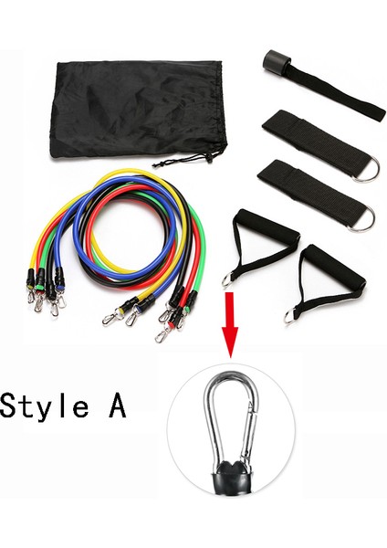 Stil Bir Stil 11 1 Direnç Bantları Seti Crossfit Eğitim Egzersiz Yoga Tüpleri Çekme Halatı Kauçuk Genişletici Elastik Bantlar Fitness Ekipmanları (Yurt Dışından)