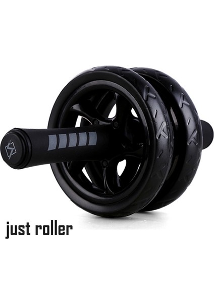 Siyah Stil Fitness Karın Tekerleği Ab Silindir Direnç Bantları Karın Eğitimini Güçlendirir Karın Silindiri Ev Gym Fitness Ekipmanları (Yurt Dışından)