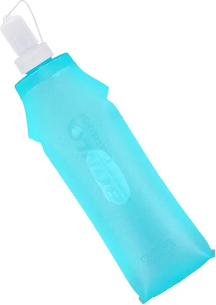 Mavi 250ML Stili ml Soft Flask Katlanır Su Şişesi Tpu Açık Hava Koşu Nemlendirme Paketi Bel Çantası Yelek Spor Su Şişesi (Yurt Dışından)