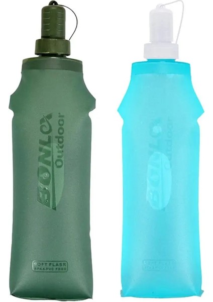 Mavi 250ML Stili ml Soft Flask Katlanır Su Şişesi Tpu Açık Hava Koşu Nemlendirme Paketi Bel Çantası Yelek Spor Su Şişesi (Yurt Dışından) fiyatları