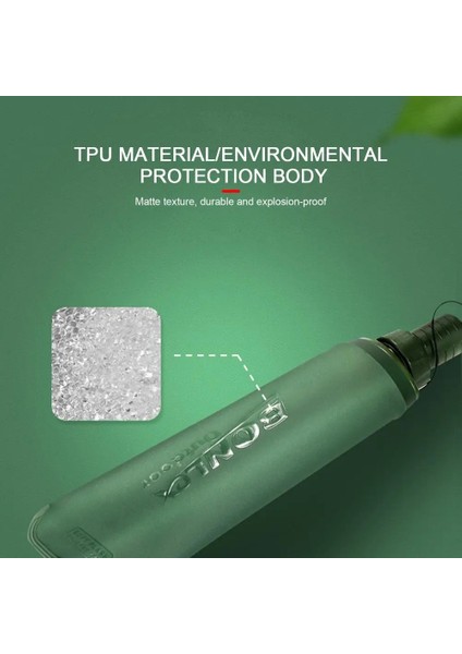 Mavi 250ML Stili ml Soft Flask Katlanır Su Şişesi Tpu Açık Hava Koşu Nemlendirme Paketi Bel Çantası Yelek Spor Su Şişesi (Yurt Dışından) indirimleri