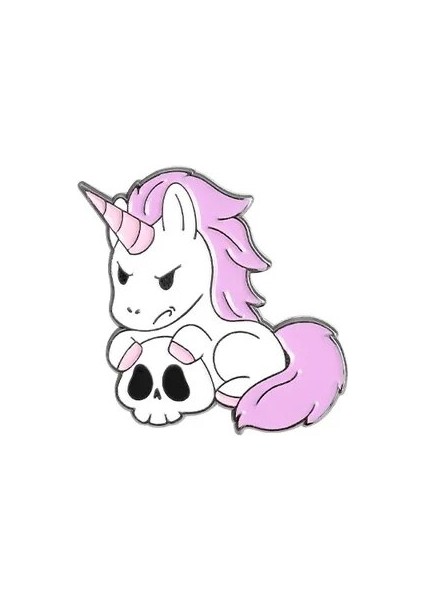 Stil 3 Mor Çalışan Testere Iskelet Maskesi Unicorn Karikatür Emaye Pin Yaratıcı Broş Rozet Pin Takı Giyim Çanta Aksesuarları Hediye (Yurt Dışından)