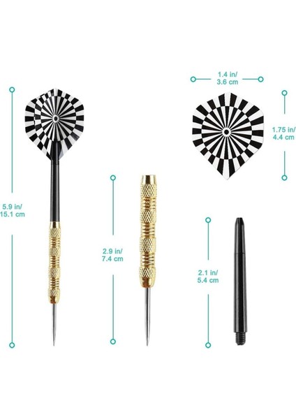 1 Stili Yazın Ets Profesyonel Çelik Uçlu Dart Uçuşu Çelik Uçlu Dart Güzel Uçuşlu Dart (Yurt Dışından) fırsatları