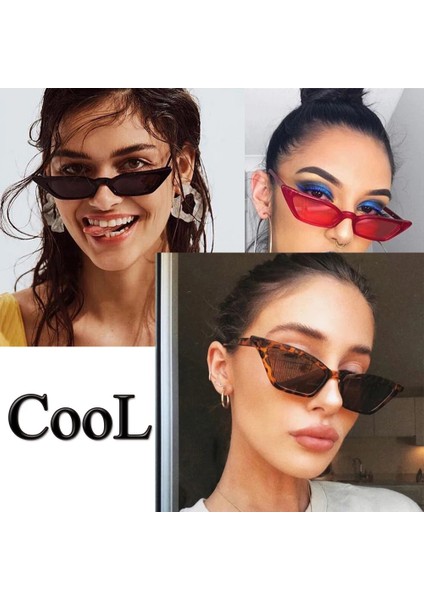 C5 Stili Kadınlar Küçük Çerçeve Moda Güneş Gözlüğü UV400 Güneş Shades Gözlük Vintage Kedi Göz Güneş Gözlükleri Dağcılık Balıkçılık Için Basit (Yurt Dışından) indirimleri