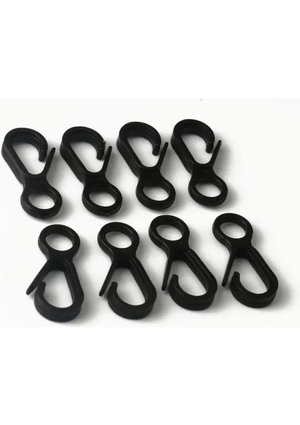 Siyah 50 Adet 50 Adet/grup 33MM Şeker Renk Akrilik Istakoz Klipsler Kanca Daire Anahtarlık Diy Maske Zinciri Kordon Takı Yapımı Aksesuarları (Yurt Dışından)