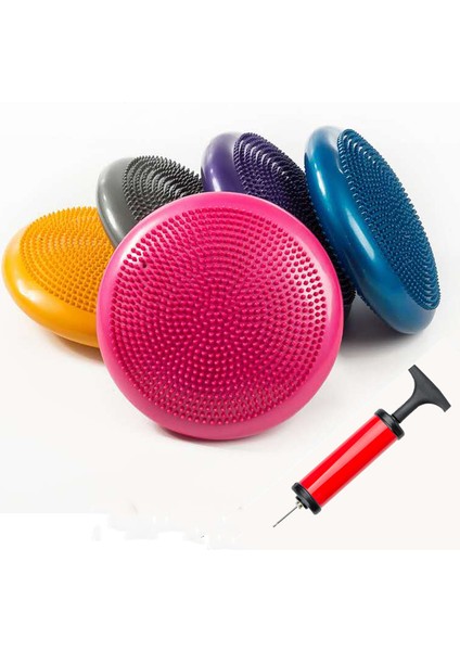 Mavi Stil Pvc Şişme Yoga Topu Yastık Denge Pedi Masaj Fitness Topları Pilates Anti- Topu Fitball Eğitimi Ev Pompalı (Yurt Dışından) modelleri