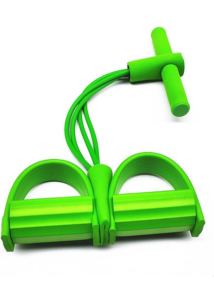 Yeşil Stil Gerginlik Halatı 4 Tüp Çektirme Pedalı Ayak Bileği Karın Egzersiz Aleti Spor Elastik Oturmak Çekme Halatı Spor Eğitimi Spor Salonu Ekipmanları Ev Için (Yurt Dışından)