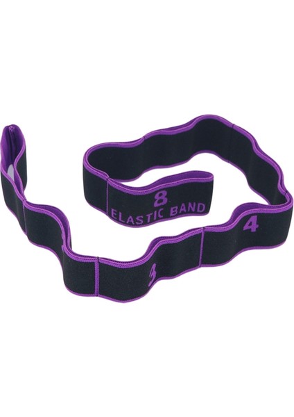 Gri Stil Yetişkin Yoga Çekme Kayışı Kemer Polyester Lateks Elastik Latin Dansı Streç Bant Döngü Yoga Fitness Egzersiz Direnç Bandı (Yurt Dışından)
