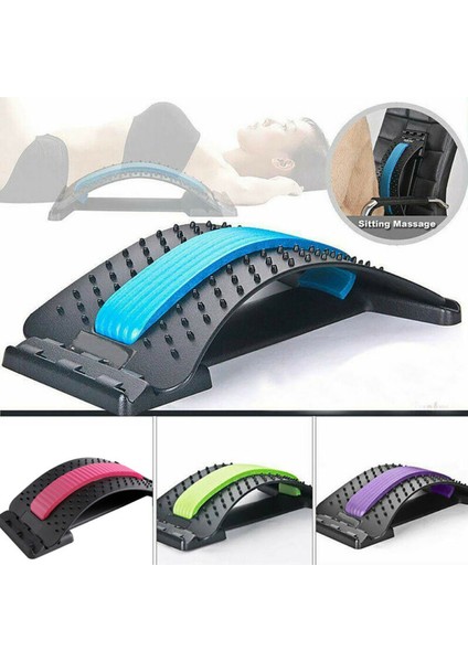 Siyah Stil Sırt Desteği Sedyesi Ergonomik Tasarım Sırt Eğitmeni Duruş Düzeltici Omurga Sedyesi Masajı Bel Ağrısını Giderme (Yurt Dışından) modelleri