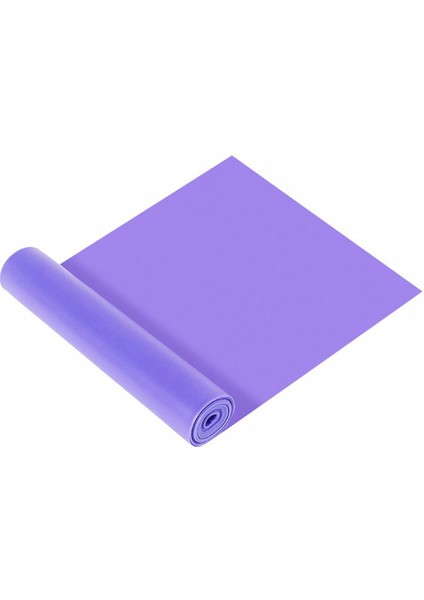 Mor Tarzı 1500 x 150 mm 1 Adet Lateks Tpe Dans Yoga Elastik Bant Yüksek Mukavemetli Germe Çekme Halatı Direnç Bandı Egzersiz Fitness Yumuşak ve Nefes Alabilir (Yurt Dışından)